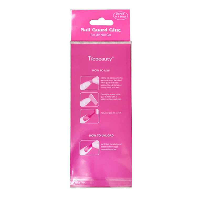 Wholesale Nail Art Transparent Protective Stickers Armor Velcro Creative Peelable Base Glue Nail Art Protective Stickers