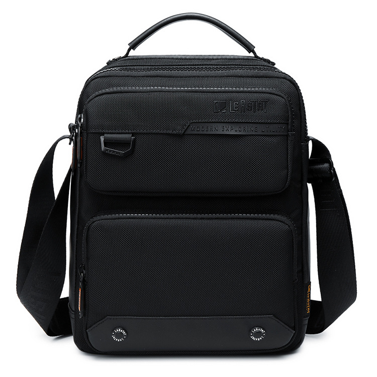 LEASTAT men's shoulder bag fashion casual men's bag New Oxford multi-functional messenger bag factory direct sales