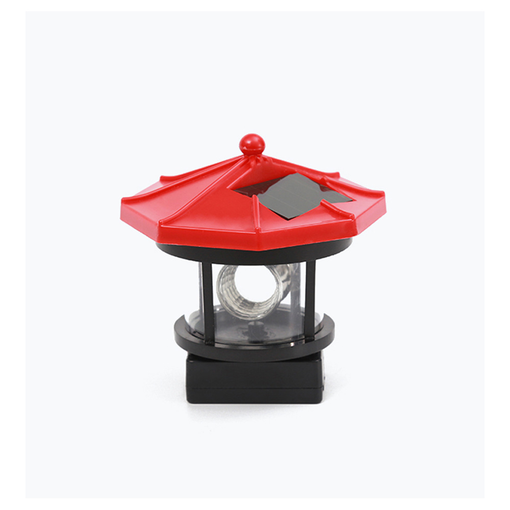 Factory direct led solar rotating lighthouse outdoor waterproof garden villa courtyard decoration induction landscape light