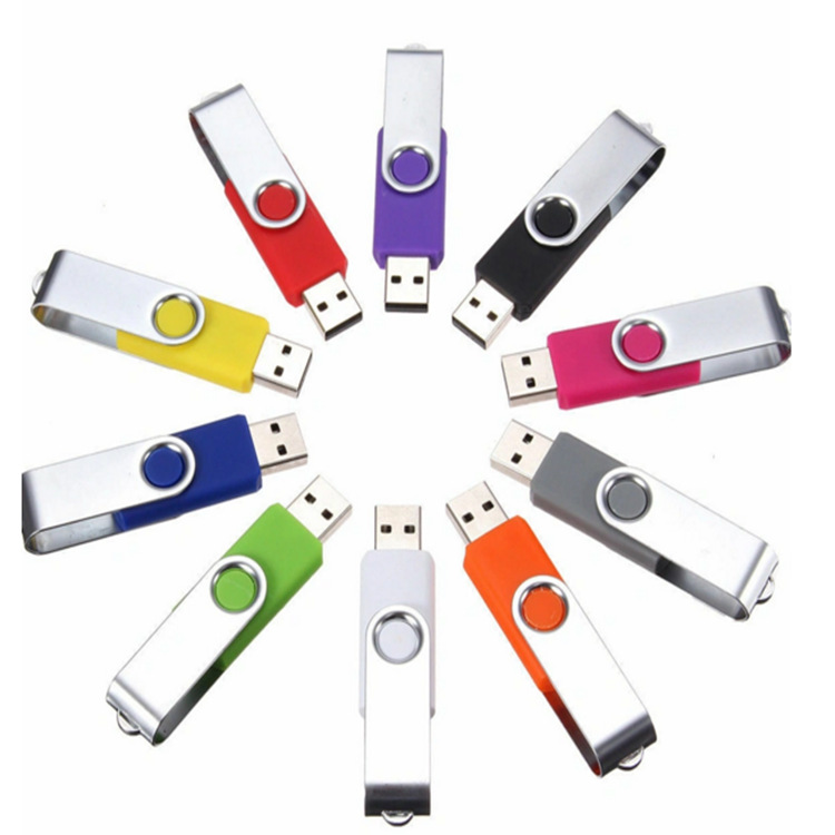 Флэш-накопитель USB 2T Пользовательский Вращающийся USB металлический 1T трансграничный рекламный подарок USB флэш-накопитель карта памяти надпись USB флэш-накопитель 64 г