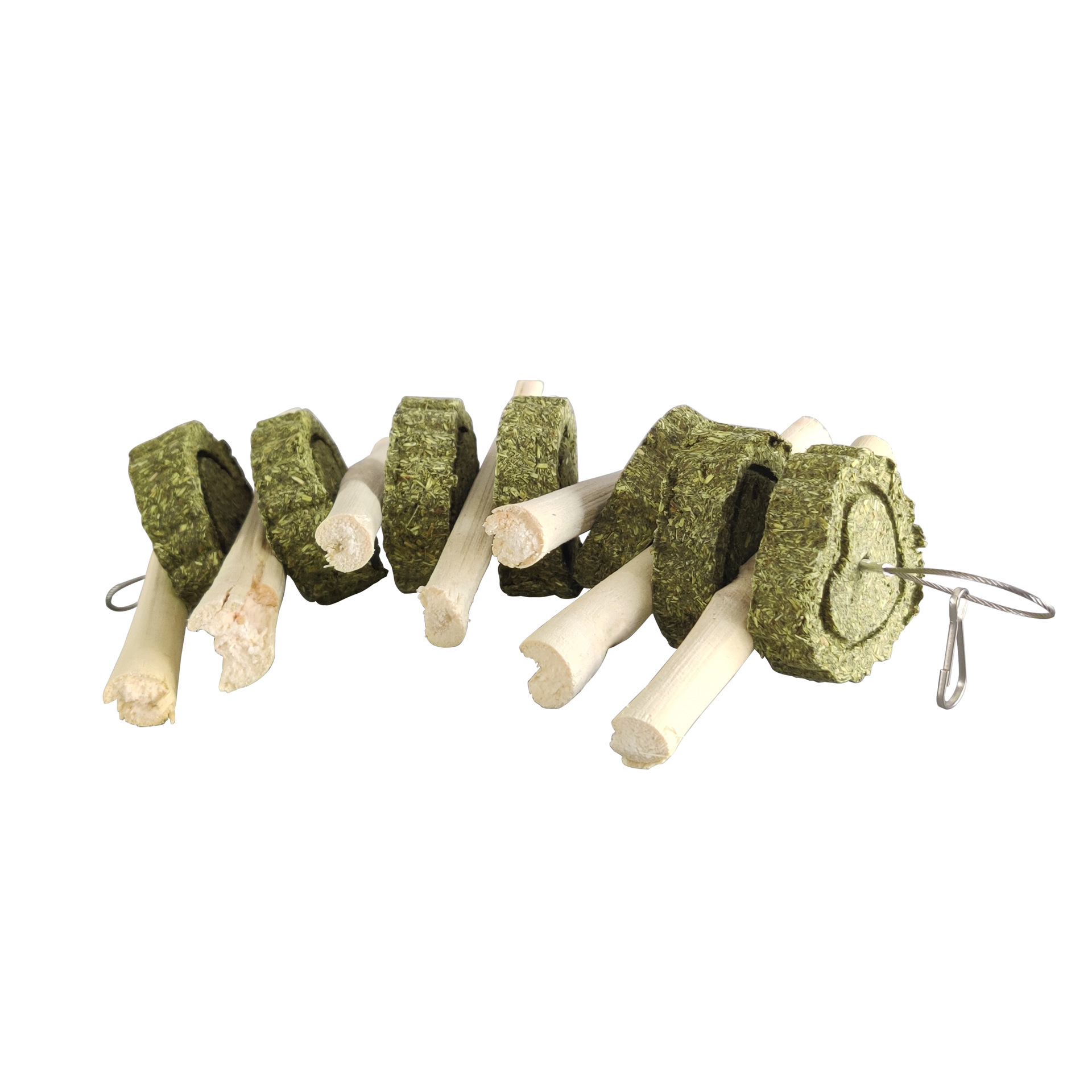 Rabbit Molar Snack Sweet Bamboo Grass Cake String Rabbit Rabbit Guinea Pig Molar Hanging String Molar Stick Rabbit Molar Snack