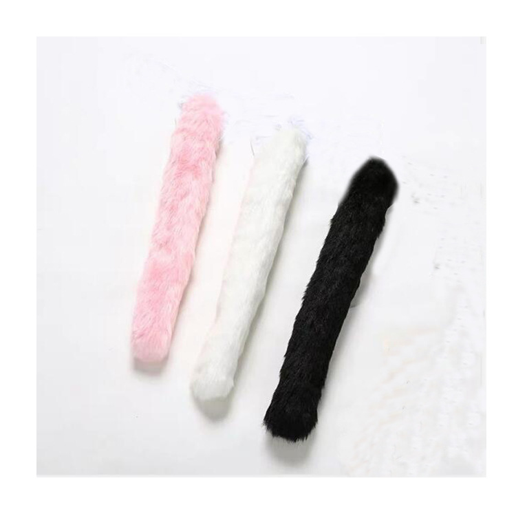 Wholesale artificial fur tail props sexy girls sex toys role-playing rabbit tail large favorably
