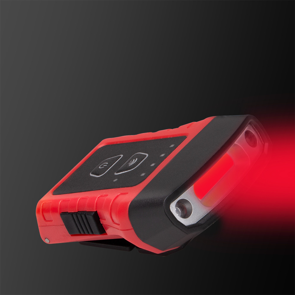 Cross-border new COB cap clip lamp with strong induction headlight can rotate 180 degrees built-in USB charging induction lamp