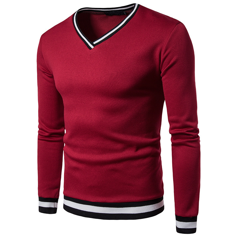 Foreign Trade wish Amazon cross-border Spring and Autumn black and white color matching Luokou casual sweater WY11