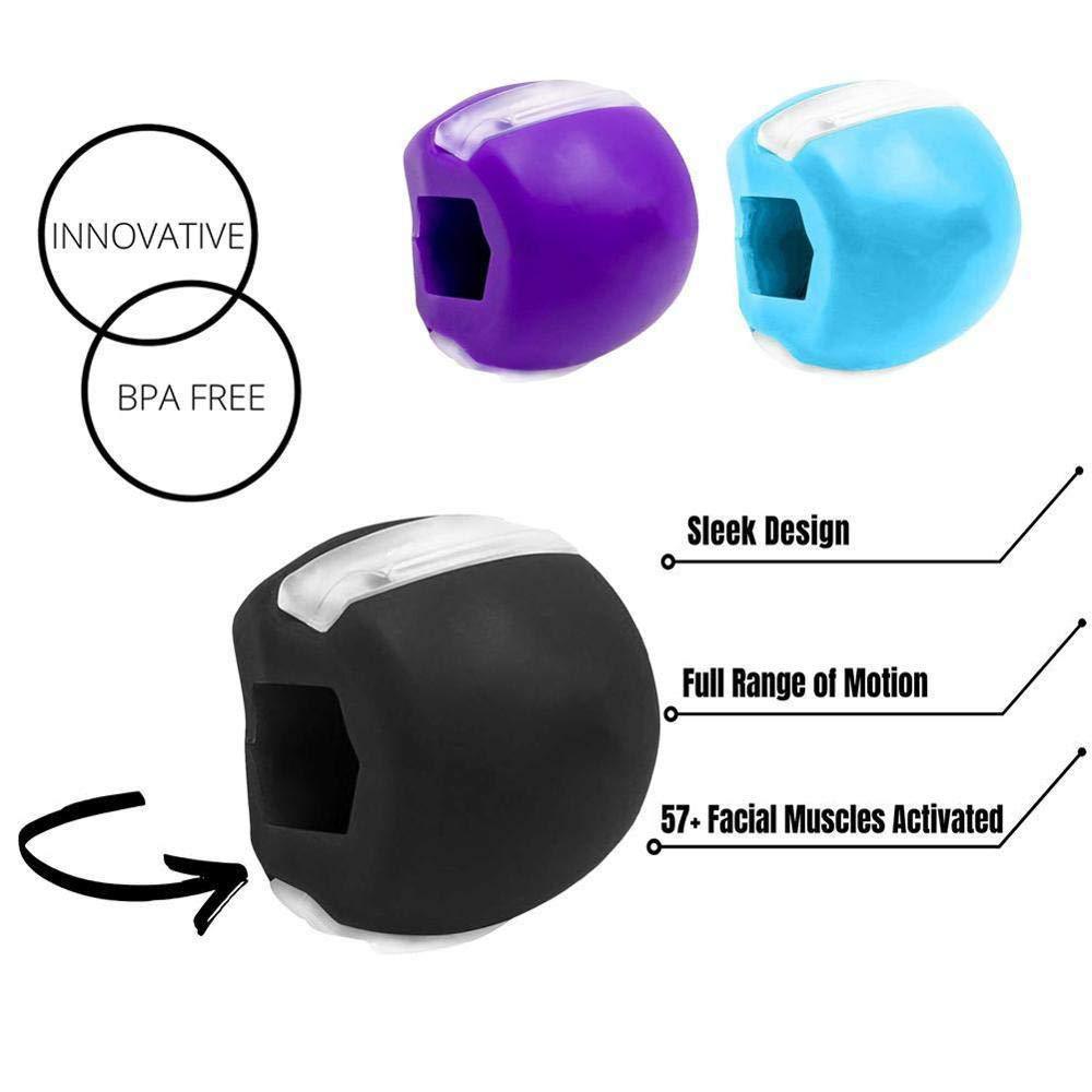 Factory direct sale jaw trainer Jawzrsize facial bite muscle masticator jaw exerciser fitness ball