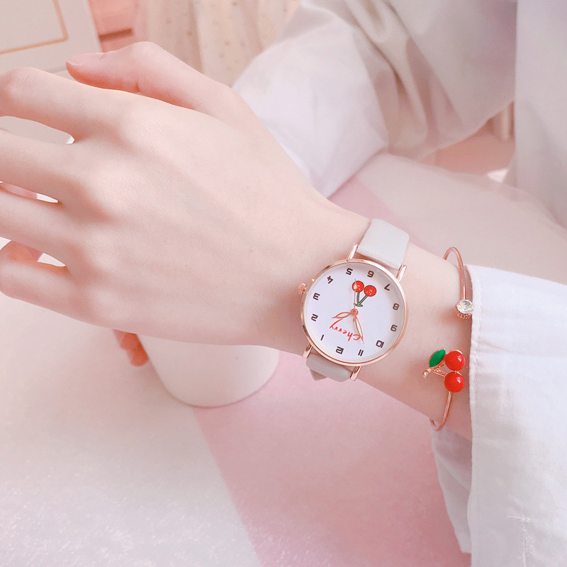 Watch Women's Simple Elegant ins Style Student Korean Style Fresh and Waterproof Mori Style Watch for Girls ulzzang College Style
