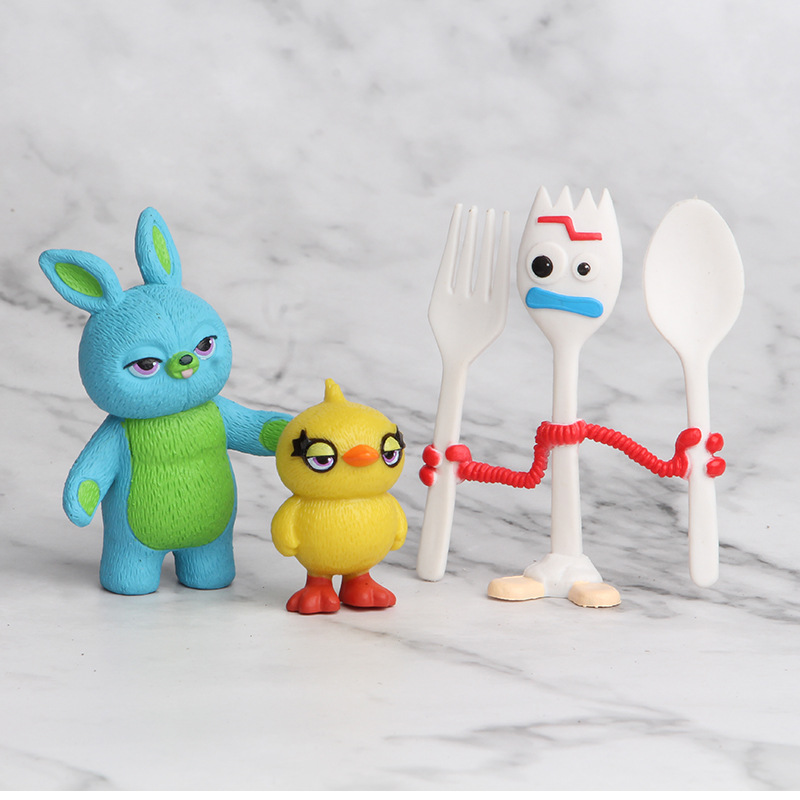 Spot 7 Toy Story 4 Woody Tris Buth Lightyear Fork Big Duck Rabbit Doll Model Ornaments