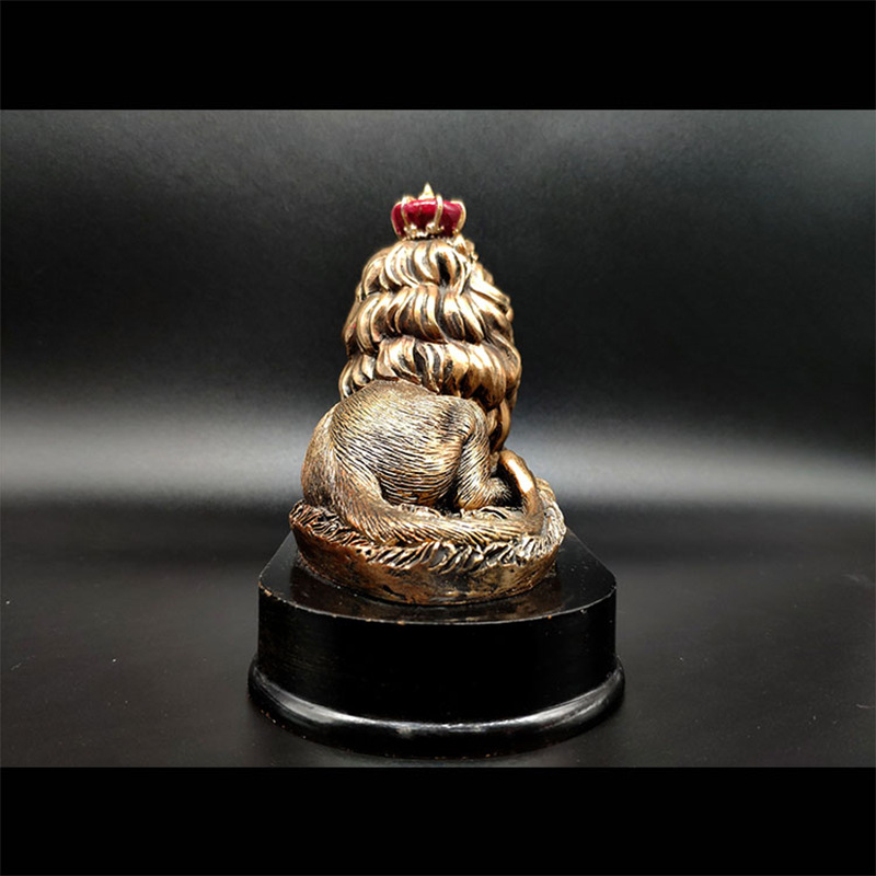 European Lion Jewelry Resin Ornaments Crafts Creative Home Living Room Office