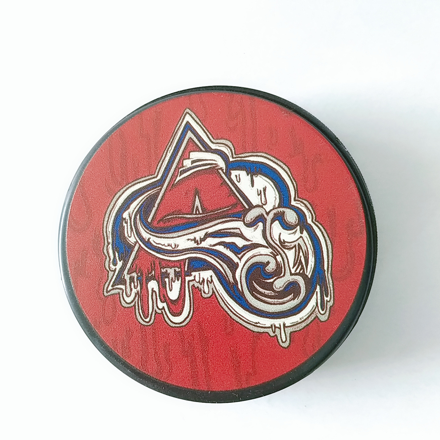 Amazon hot sale Ice Hockey Lacrosse color ice hockey rubber ice hockey silicone manufacturers to map printing logo
