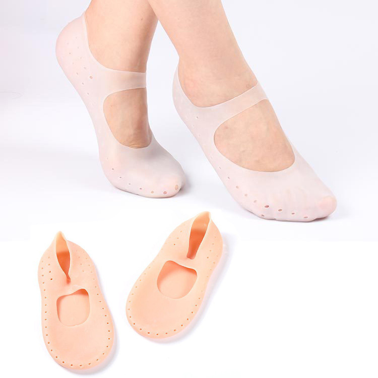 Silicone Boat Socks Foot Cover sebs Breathable Moisturizing Anti-Rift Socks Cover Skin Rejuvenation Foot Protection Socks Cover Full Foot Cover