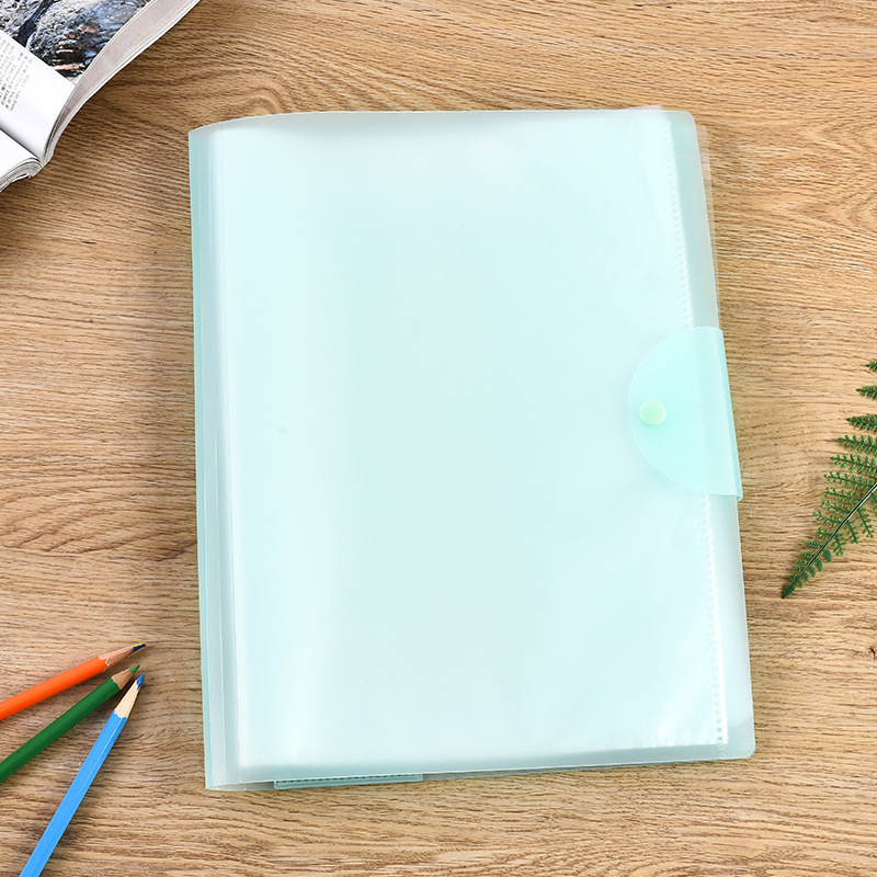 A3 clip test paper clip student folder multi-layer test paper data book volume transparent insert sorting and storage