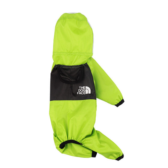 Amazon explosions pet clothing dog four seasons universal raincoat four-legged transparent PU waterproof clothes manufacturers