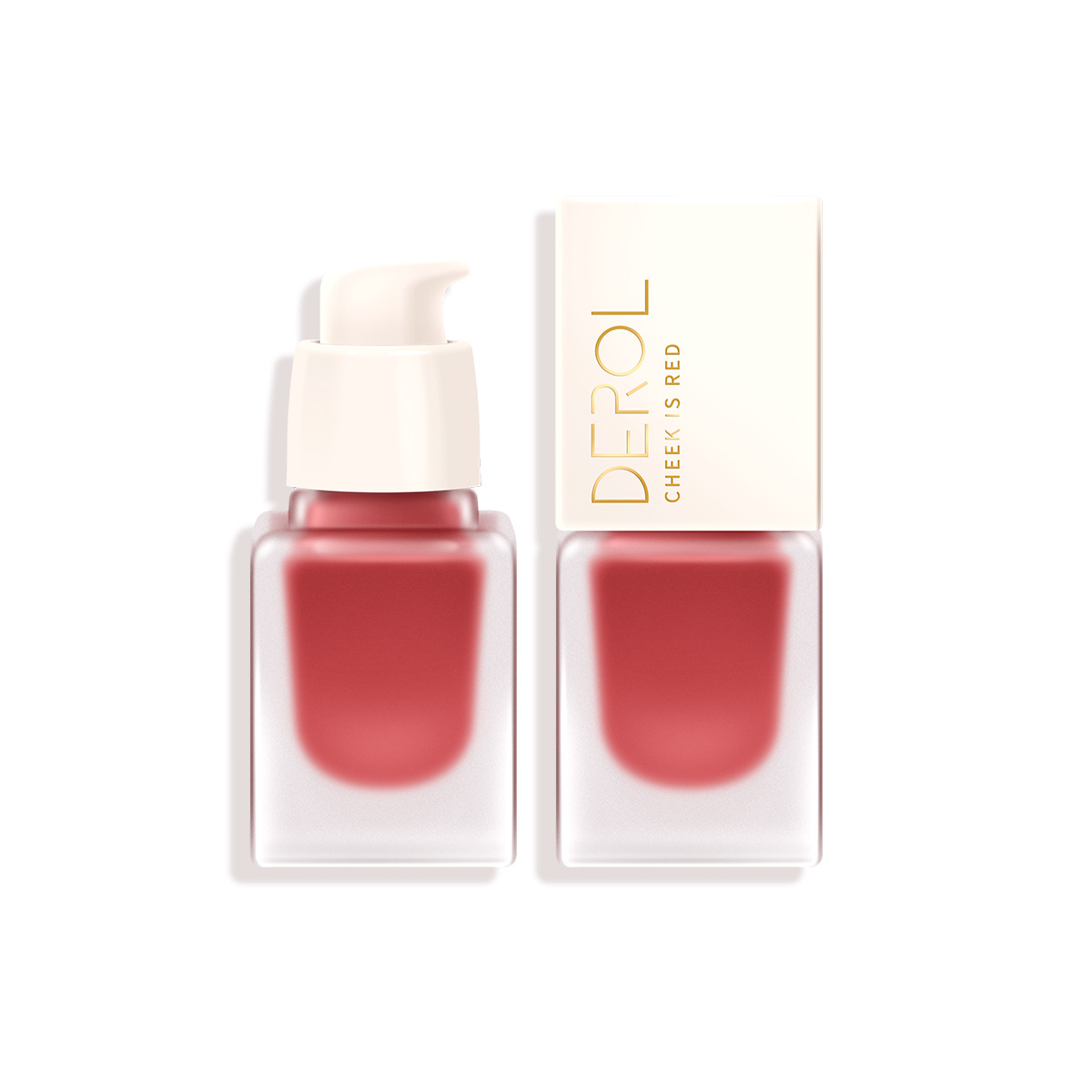 Explosions DEROL moisturizing liquid blush cross-border makeup moisturizing makeup brightening natural nude makeup blush