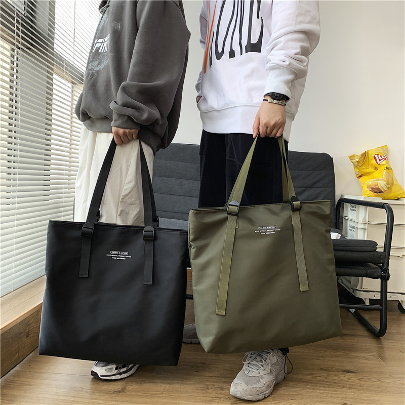 New Korean Style Large Capacity Men's Handbag Handbag Trendy Brand Simple Waterproof Crossbody Shoulder Bag Computer Bag for Men