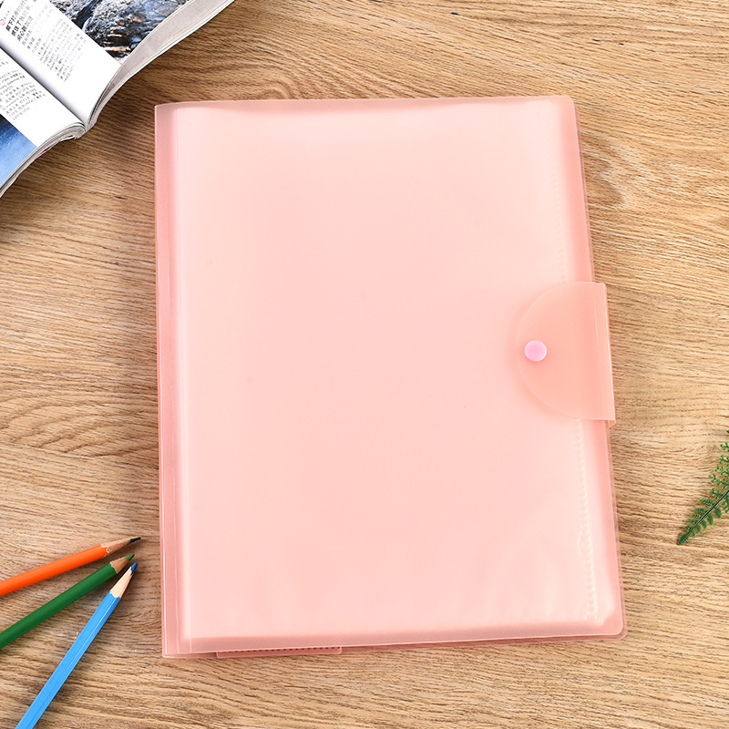 A3 clip test paper clip student folder multi-layer test paper data book volume transparent insert sorting and storage