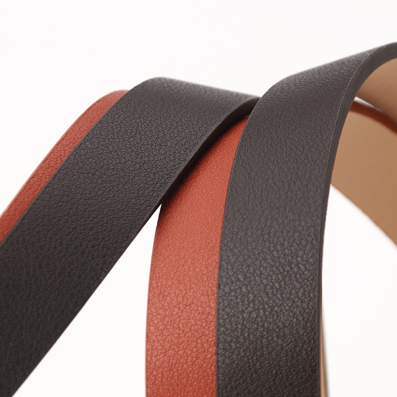 Internet Celebrity Popular Women's Belt Korean Fashion Triangle Buckle Belt Snap Buckle Fashion Joker Dress Belt Manufacturers
