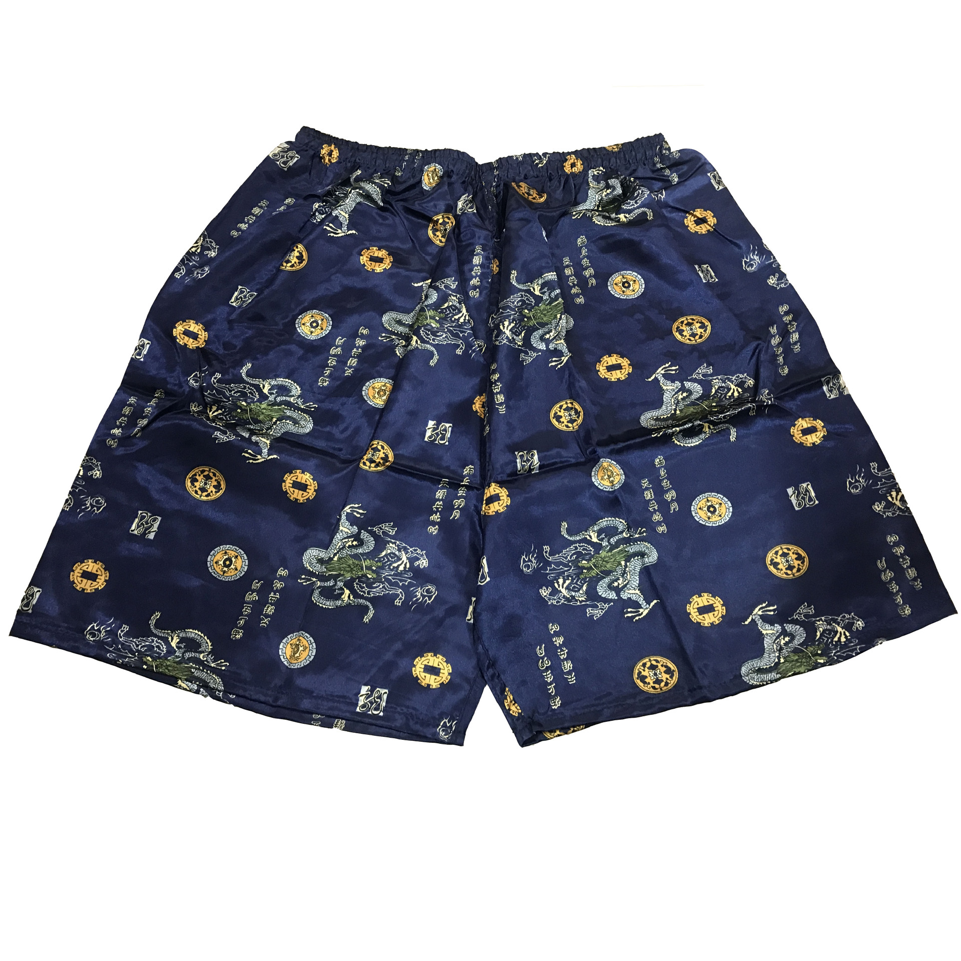 Factory direct men's and women's silk-like printed beach pants men's shorts