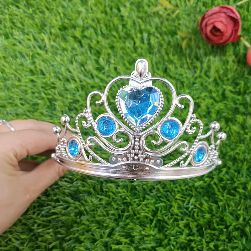 Factory Direct sales girl princess birthday gift ice snow Elsa princess plastic cane magic stick fairy stick suit