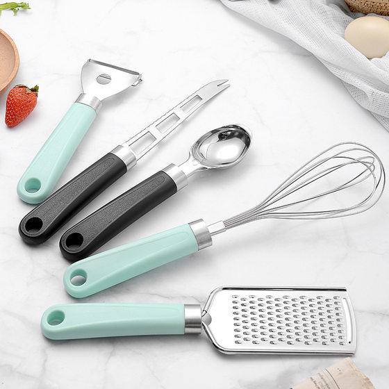 Plastic handle melon Planer bottle opener cheese planer kitchen hardware gadgets 9 piece set