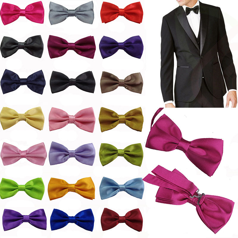 Korean Formal Bow Tie Business Gentleman Bow Tie Men Solid Color Bow Tie Wedding Bow Tie Candy Color