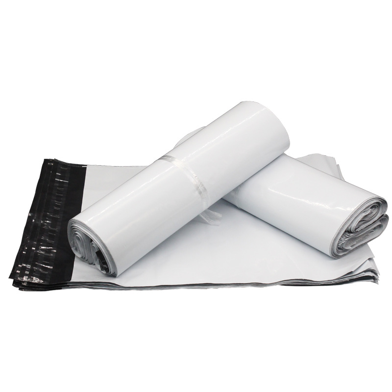 Dongguan spot small white express bag thickened 15*25 waterproof plastic clothing express bag wholesale