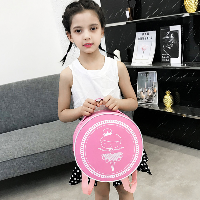 Dance bag children's shoulder dance storage backpack Latin ballet schoolbag printing factory direct dance bag LOGO
