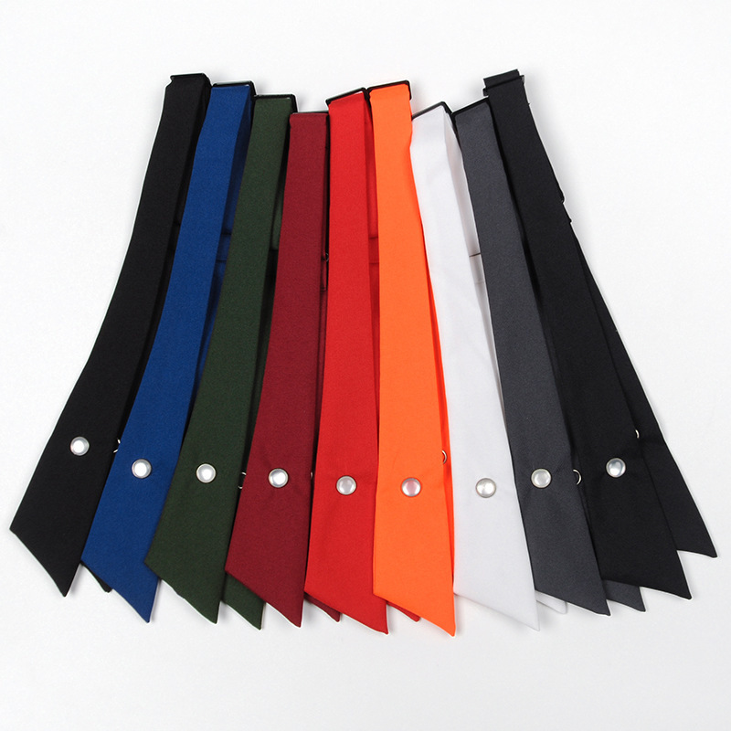 ins Student JK Uniform Collar Flower Korean Style British Men's and Women's Business Wear Bow Girl's Cross Bow Tie