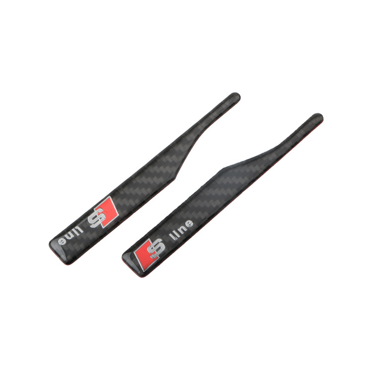Car rearview mirror anti-collision strip carbon fiber rearview mirror decorative strip anti-collision anti-scratch strip protective strip