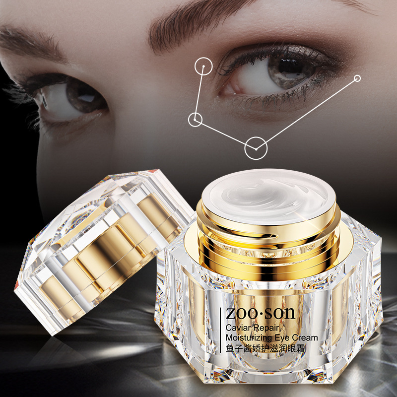 Zuo Xiang Caviar Eye Cream Moisturizing and Hydrating Fading Dark Circles Stay Up Late Lixer Moisturizing Eye Periocular Care Wholesale