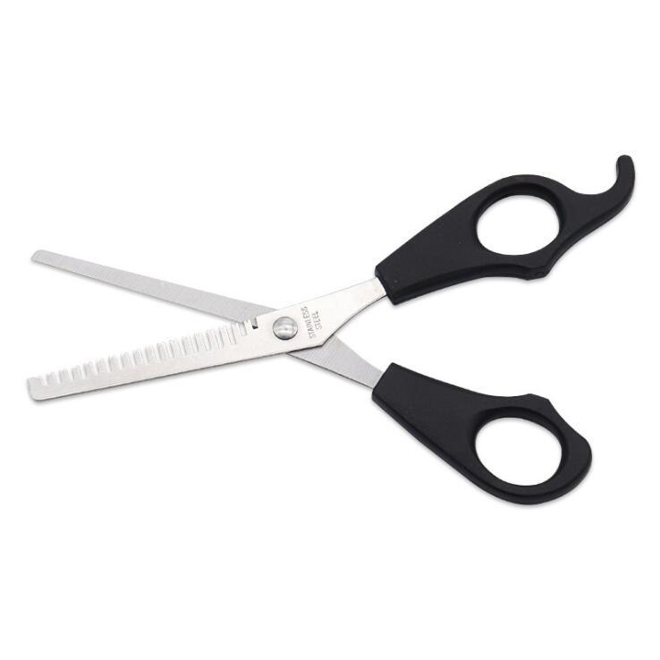 Flat scissors + dental scissors stainless steel beauty salon scissors professional haircut hair scissors set trimming bangs artifact
