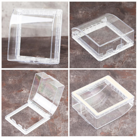 86-type bathroom outdoor adhesive switch socket protective cover splash-proof waterproof box socket waterproof cover