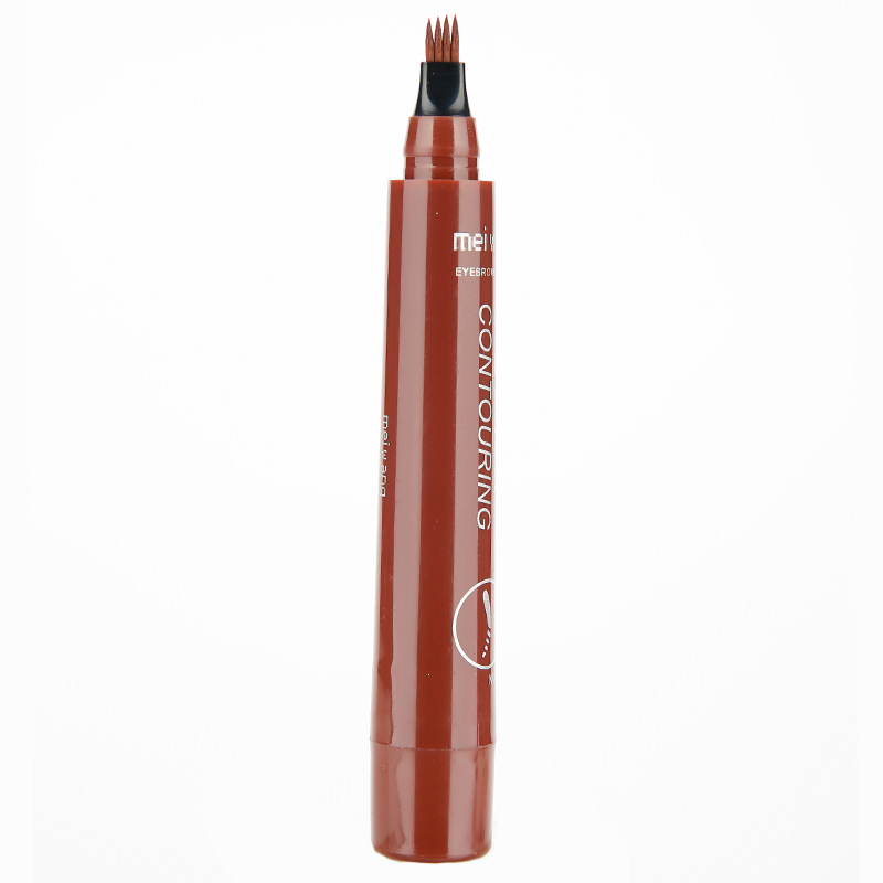 Wild eyebrow pencil does not decolorization and lasting female genuine simulation Net Red four bifurcation liquid thrush artifact