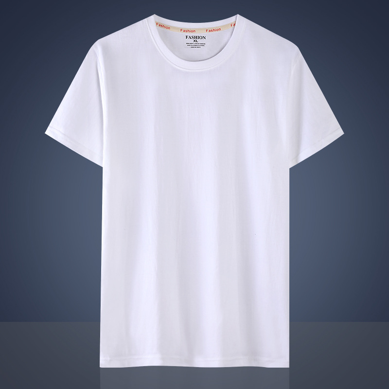 Factory direct supply 26 cotton short sleeve T-shirt men and women solid color blank shirt Tide brand ins spot wholesale supply