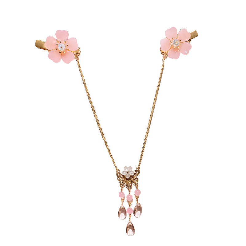 Children's Ancient Clothing Headwear Walking Tassel Hairpin Super Immortal Princess Hair Accessories Ancient Hanfu Accessories Girl's Ancient Style Hairpin