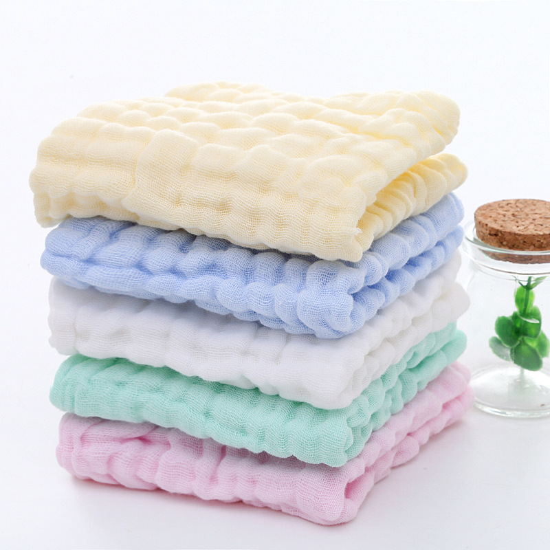 Five Square Baby Six-Layer Slipper Baby Small Square Baby Towel Newborn Towel Baby Face Towel