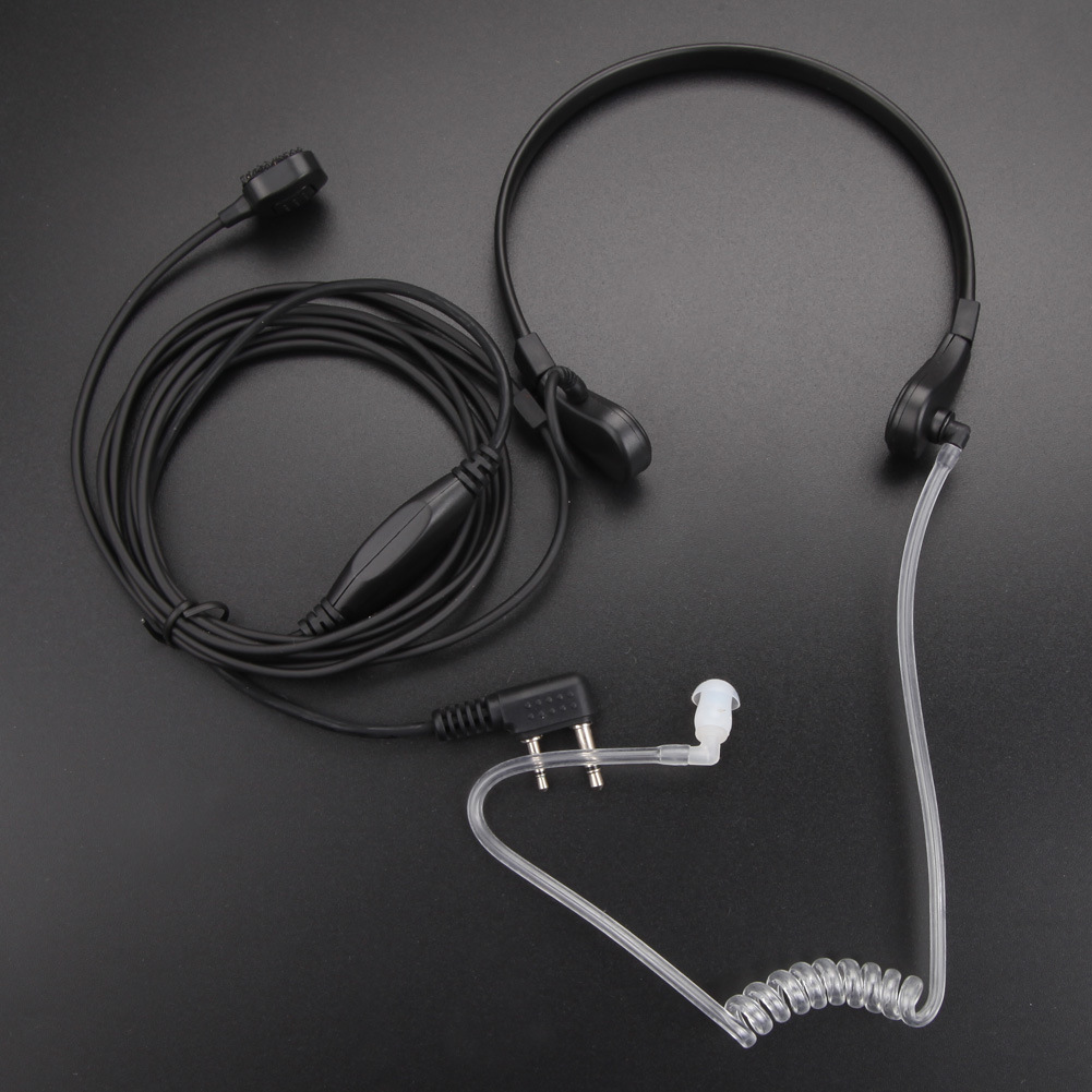Baofeng walkie-talkie UV-5R throat control headset throat shock headset finger ptt air duct riding self-driving wholesale