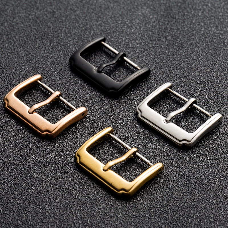 Wholesale Stainless Steel Watch Buckle Stainless Steel Pin Buckle Silicone Buckle Buckle for Smart Watch Buckle Watch Accessories