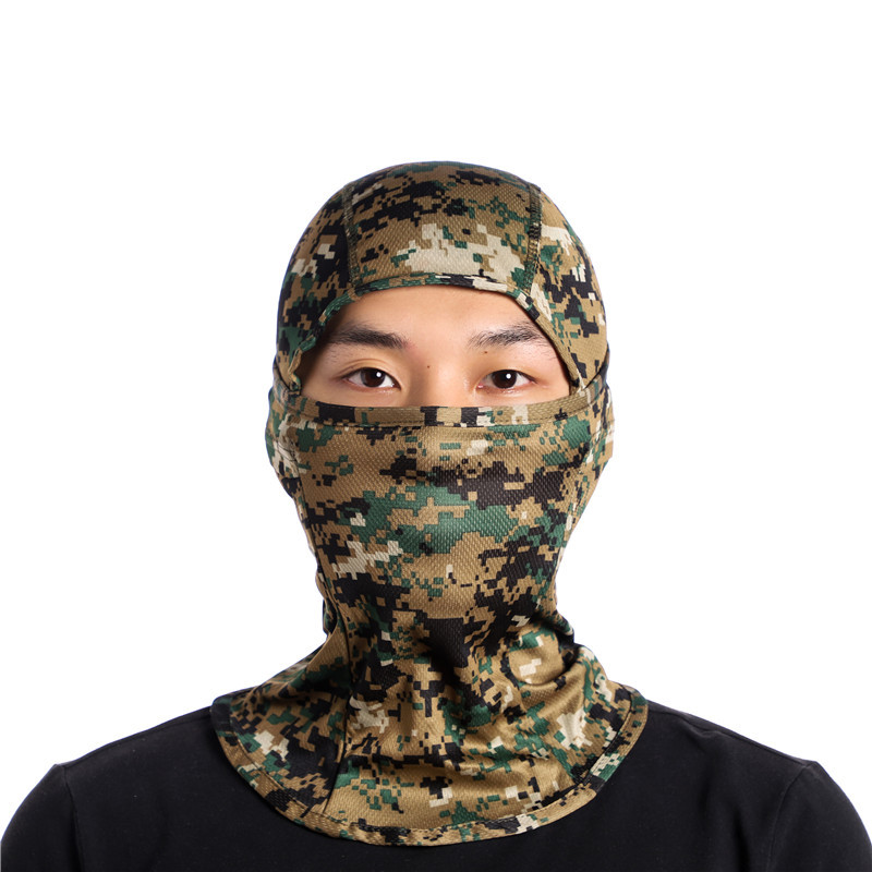New outdoor sports riding wind hat warm sunscreen breathable mask camouflage face protection headgear spot cross-border