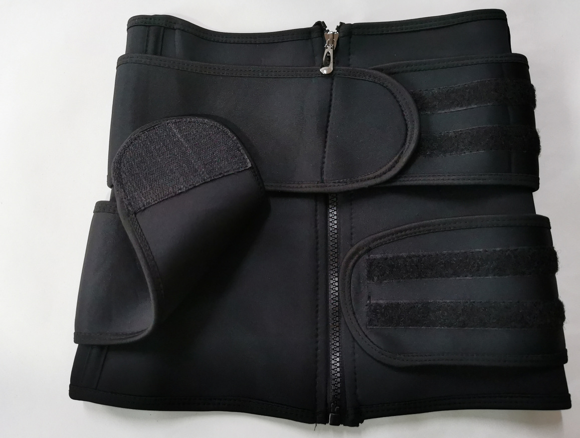  Three-Belt Buckle Women's Tunic Tight-Fit Trim Strap Shoulder Sport Tunic Shoulder_voghion.com