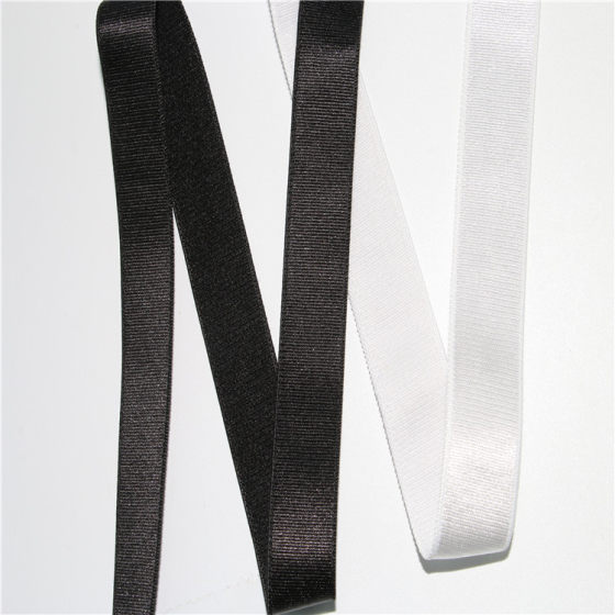 Sling Gloss Underwear Shoulder Strap Bright Velvet Bra Underwear Elastic Band Black and White Elastic Band Bra Band