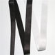 Sling Gloss Underwear Shoulder Strap Bright Velvet Bra Underwear Elastic Band Black and White Elastic Band Bra Band