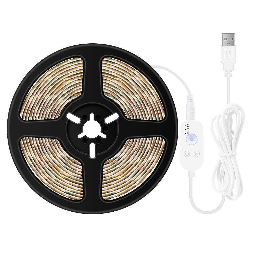 LED light strip USB household human body intelligent induction waterproof light strip 2835 low voltage cabinet wardrobe soft light bar decoration