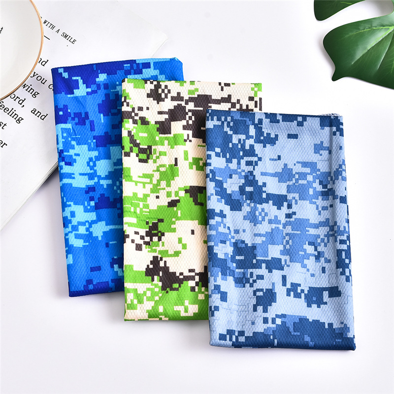 Cross-Border printed camouflage ice cooling towel cool towel summer outdoor sports sunstroke Towel logo