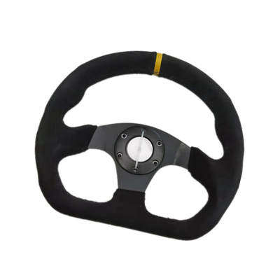 Car modification racing suede 13-inch 320mmD type plane drift steering wheel/suede steering wheel