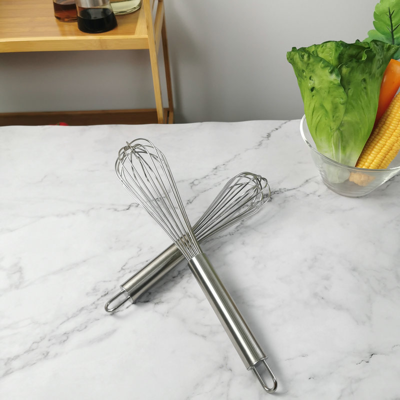 Baking Tools Stainless Steel Cream Mixer Handheld Egg Smoke 16 Line Thickened Line Steel Handle Manual Egg Beater