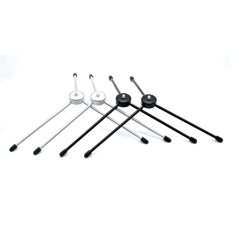 Metal tripod mobile phone photography desktop mini tripod fill light 1/4 iron tripod bracket