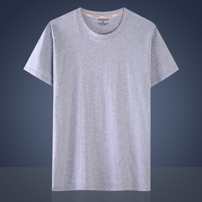 Factory direct supply 26 cotton short sleeve T-shirt men and women solid color blank shirt Tide brand ins spot wholesale supply