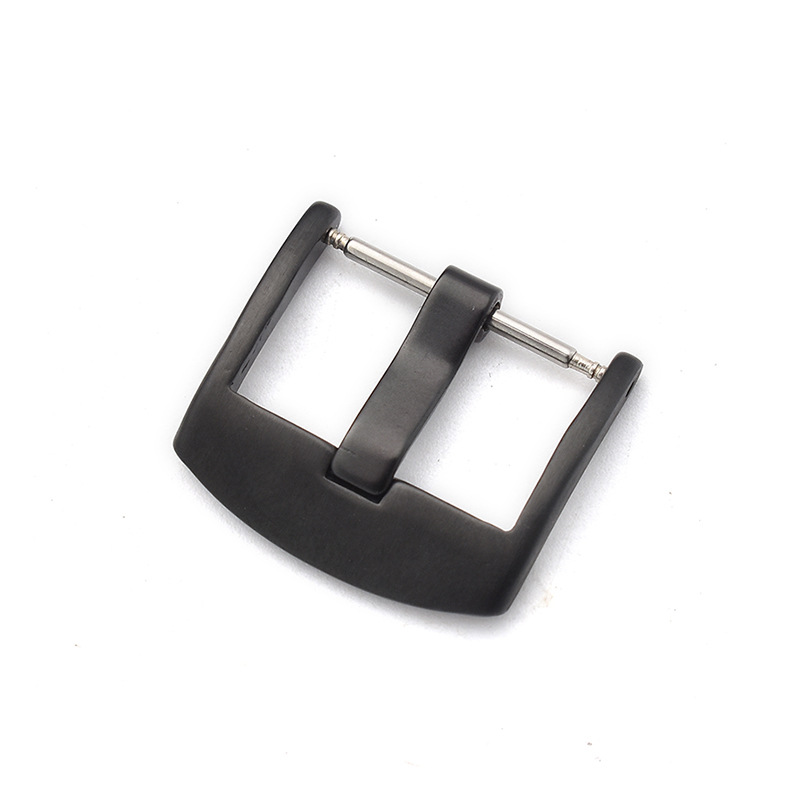 Watch buckle brushed stainless steel strap buckle for all brands of strap buckle stainless steel oil buckle 16-24mm