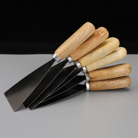 Wood handle putty knife cleaning putty knife cleaning knife scraper factory wholesale trowel large favorably