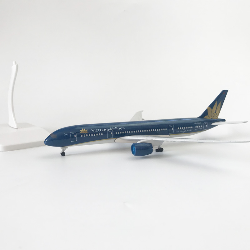 20cmベトナム航空ボーイング787合金航空機モデル旅客機離着陸機付き合金歓迎カスタム|undefined